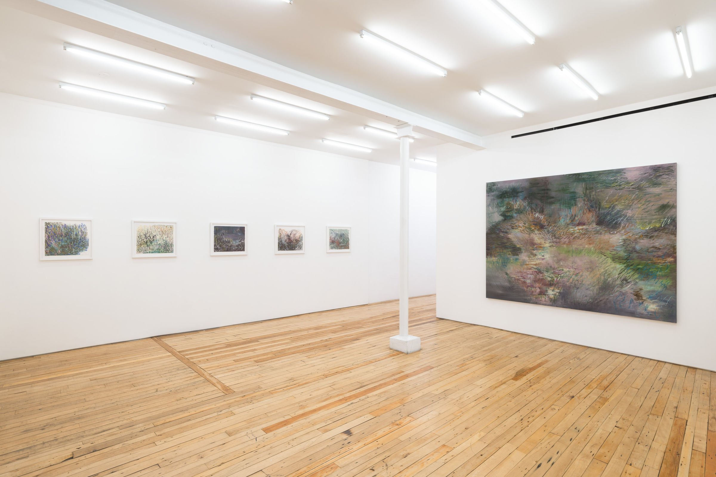 Inside the Uffner & Liu gallery on Suffolk Street, New York